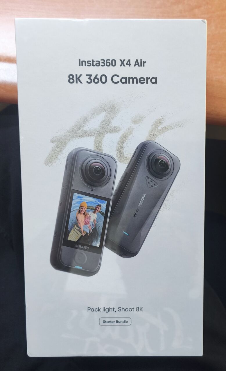 Jubail, Photo & Video, SAR 1400,  Insta360 X4 Air Starter Bundle - Lightweight 165g 8K 360 Camera, Invisible Selfie Stick, R