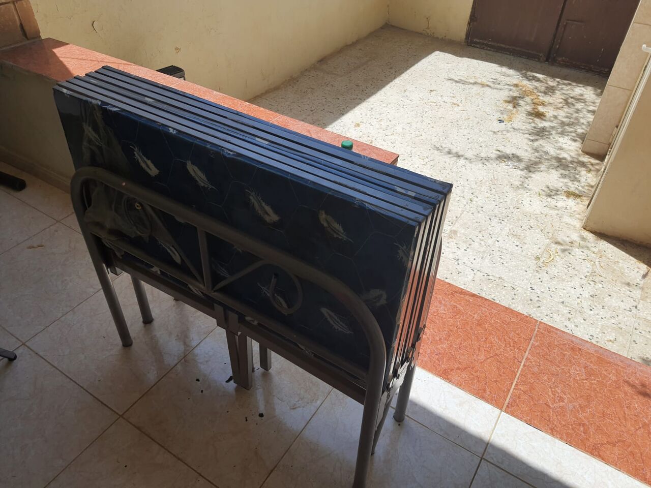 Riyadh, Household Items, SAR 125,  Folding Single Bed Frame Metal