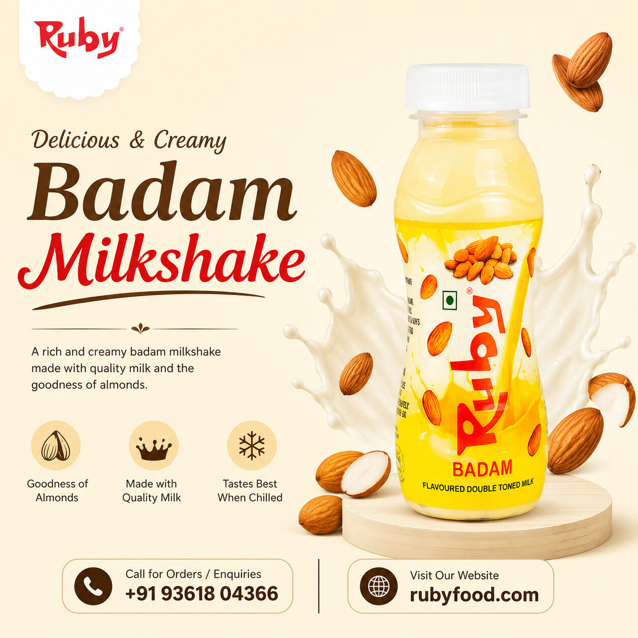 Madurai, Food & Drink, Badam Milkshake In Madurai, Tamil Nadu