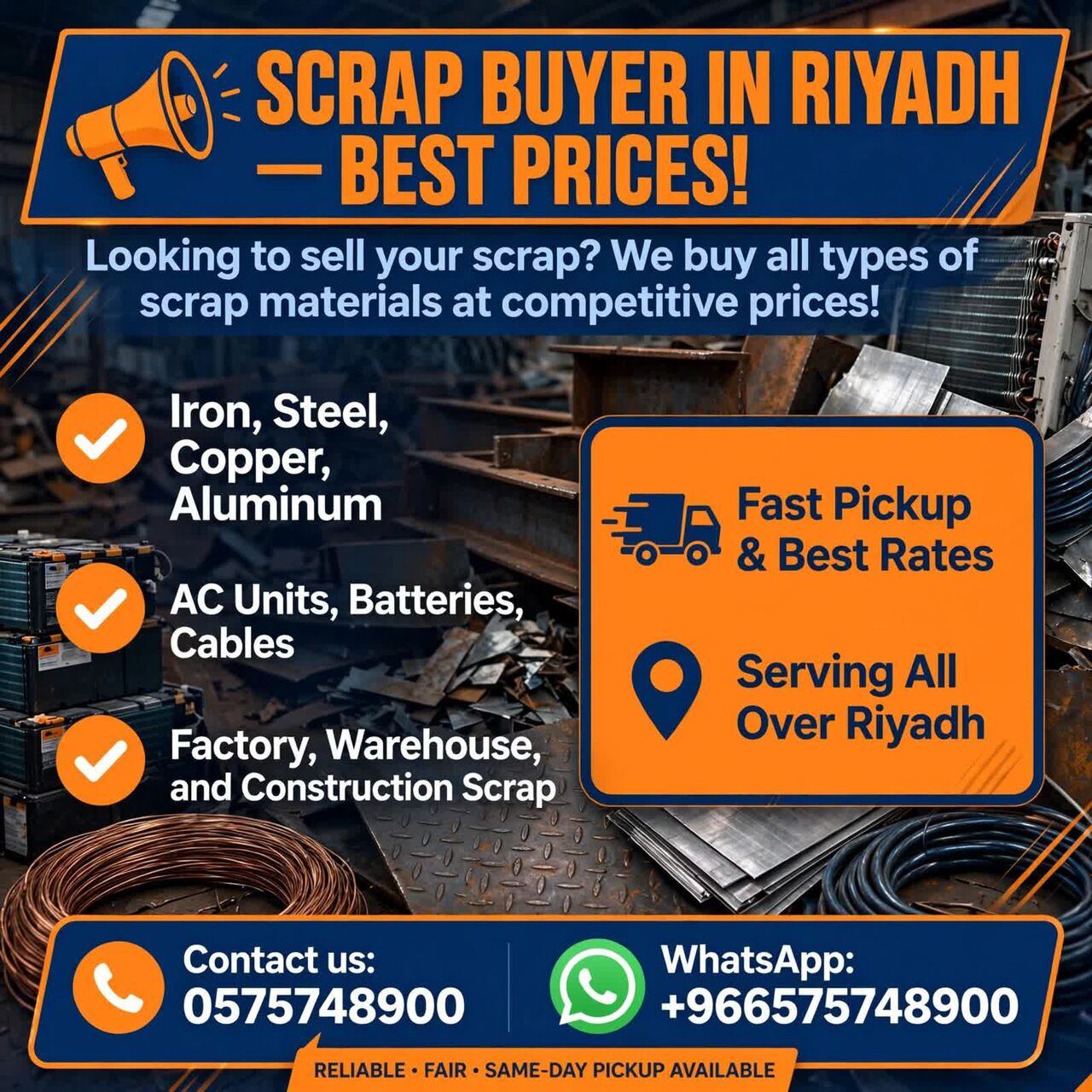 Umm Al Hamam, Items Wanted, Metals Scraps Buyer Riyadh Scraps Dealer 0575748900