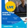 TUTION AVAILABLE