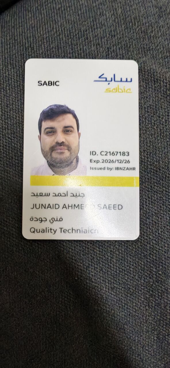 Jubail, Job Seekers, Electrical QC Inspector With 9 Years Experience Sabic E& PM Approved