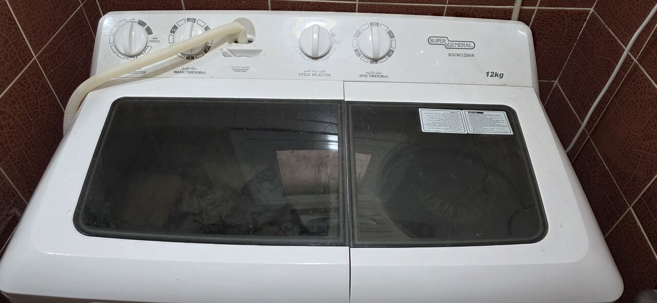 Al Rehab, Household Items, SAR 500,  12kg Semi Automatic Washing Machine