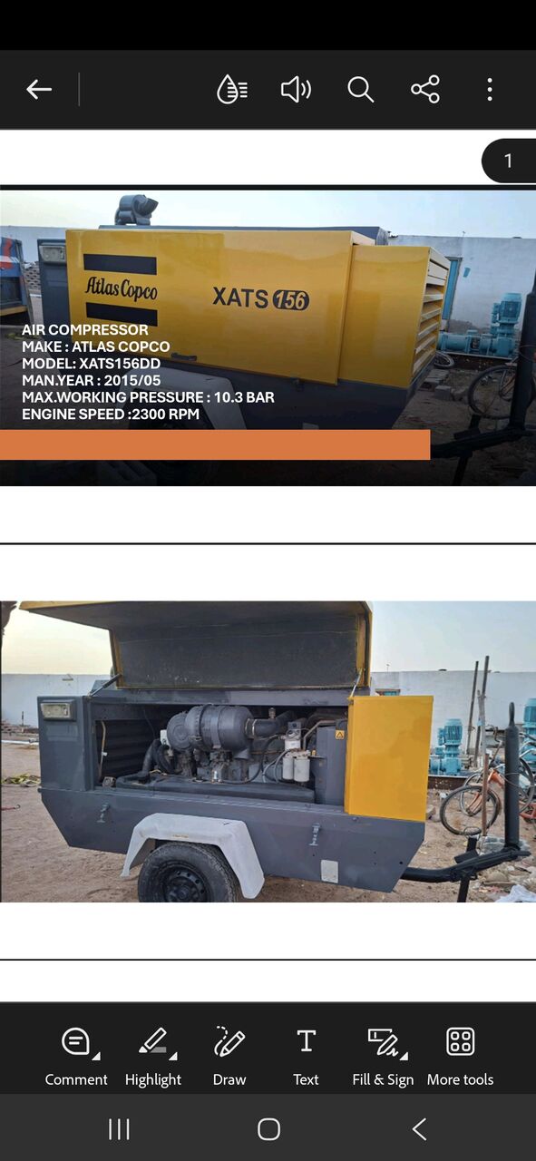 Yanbu, Heavy Equipment, SAR 55,  Generator 66 KVA 380 V And Air Compressor 10.3 Bar