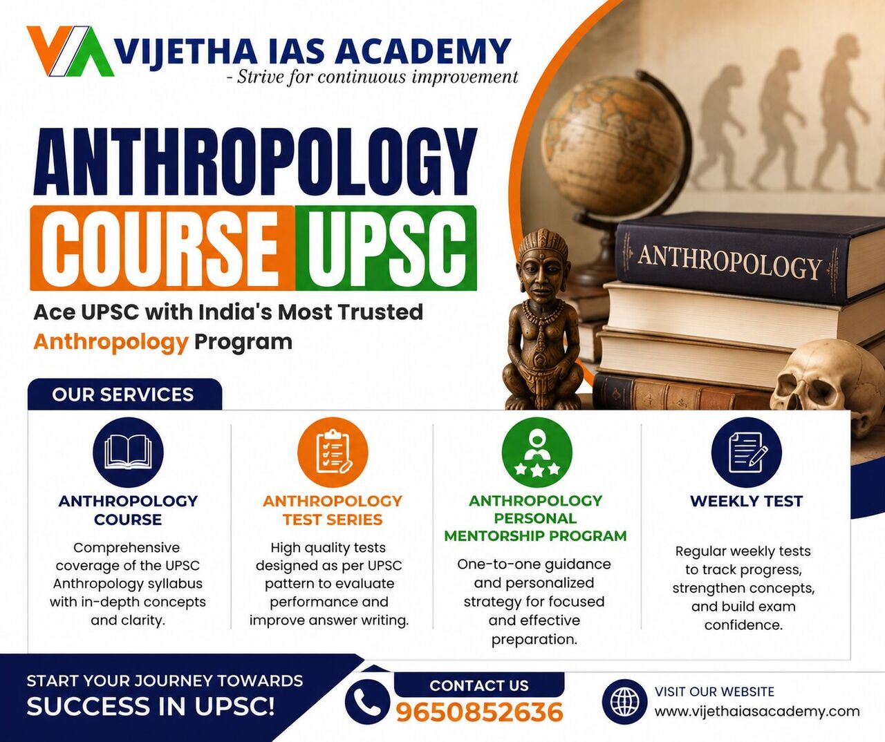 New Delhi, Lessons Offered, Enroll In The Top Anthropology Course UPSC Preparation Program