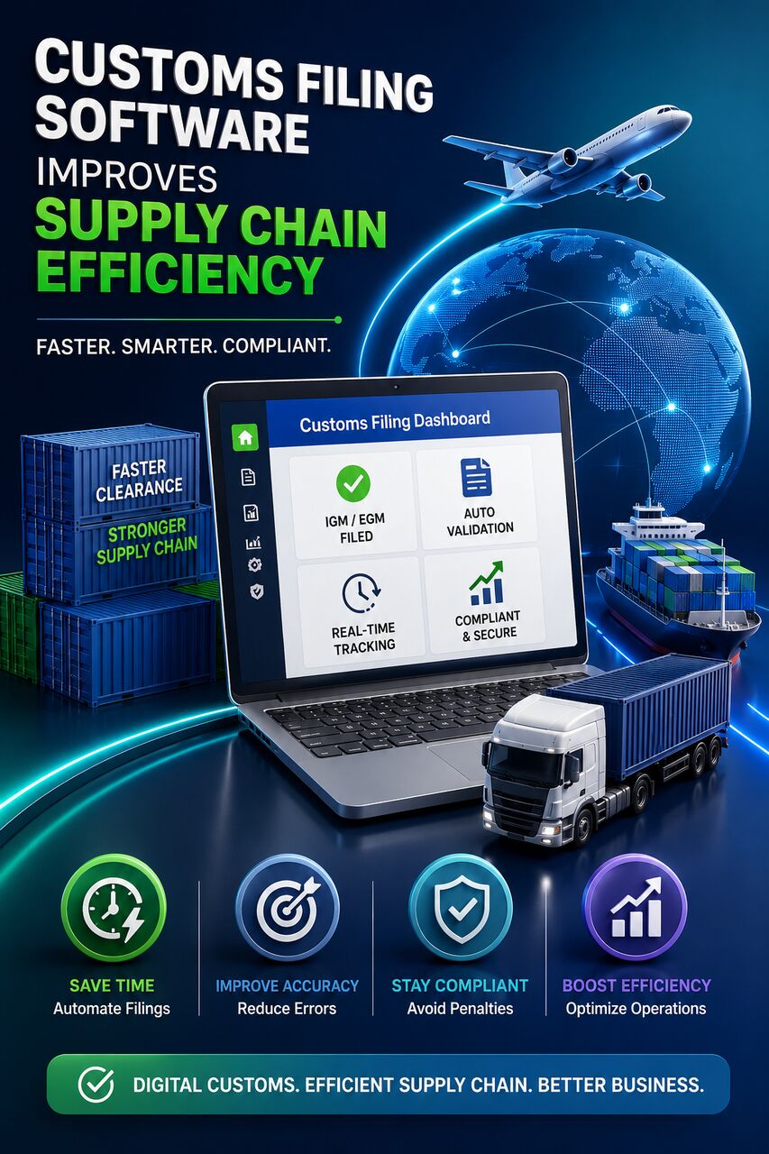 Mumbai, Logistics, Accelerate Customs Clearance With Online IGM EGM Filing Software