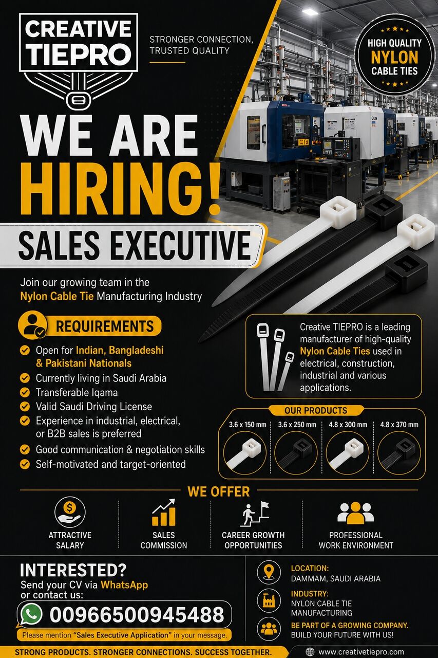 Riyadh, Jobs, Sales Representative