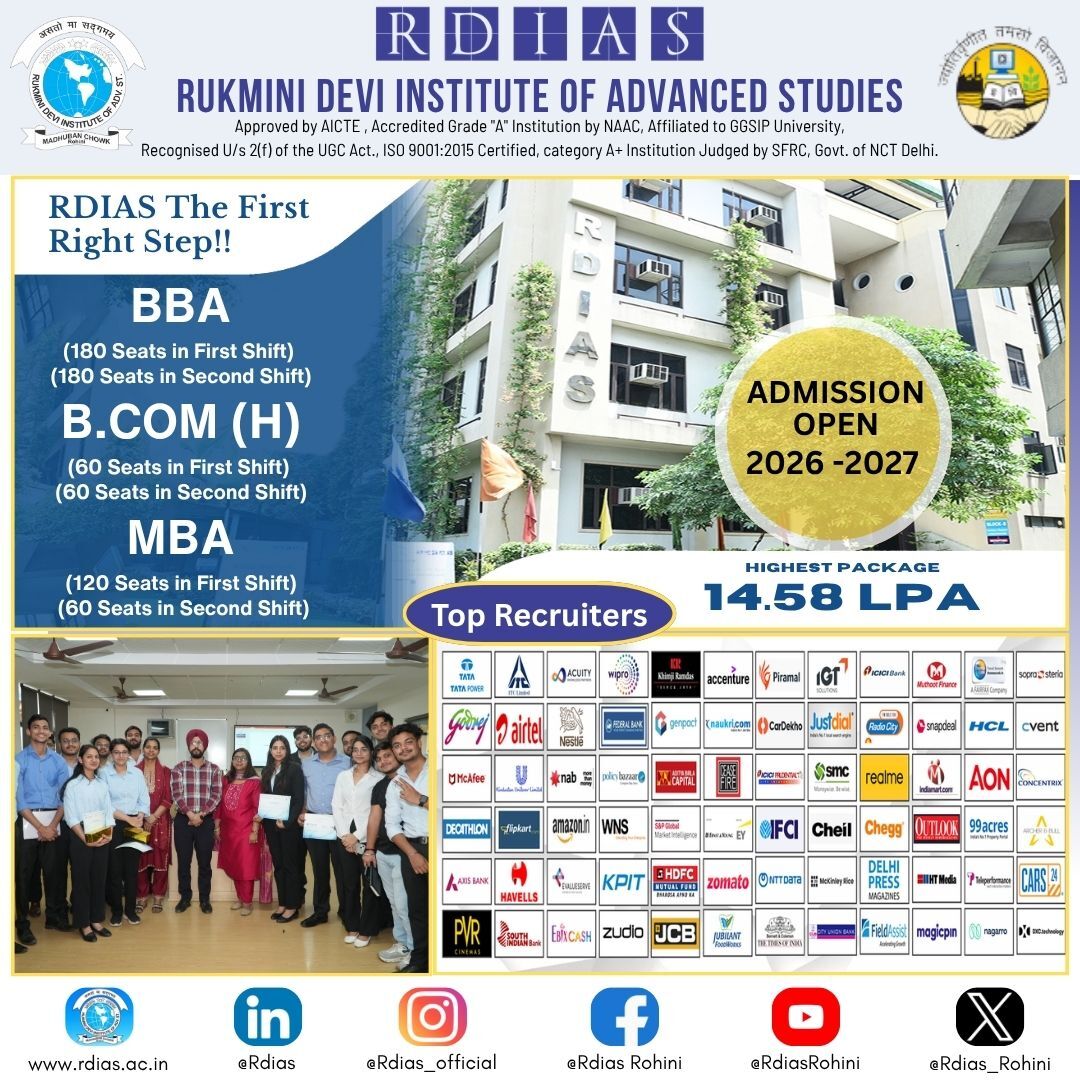 Rohini, Education, Top 10 MBA Colleges In Delhi NCR - Best MBA Colleges With Placements & Industry Exposure