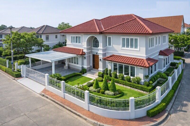 Bangkok, Villas, THB 48999,  91 Sq. Feet,  Ramindra-Watcharapol Sukhapiban 5 Soi 26-32, Luxury Corner Mansion, 2 Storey House, 4-5