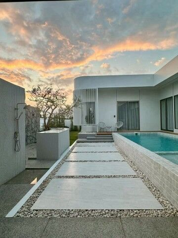 Bangkok, Real Estate For Sale, THB 7420000,  3 BR,  73 Sq. Feet,  Price Starts At 7.42 Million. Brand-New #Modern Pool Villa #Hang Dong. There Are 2 Styles