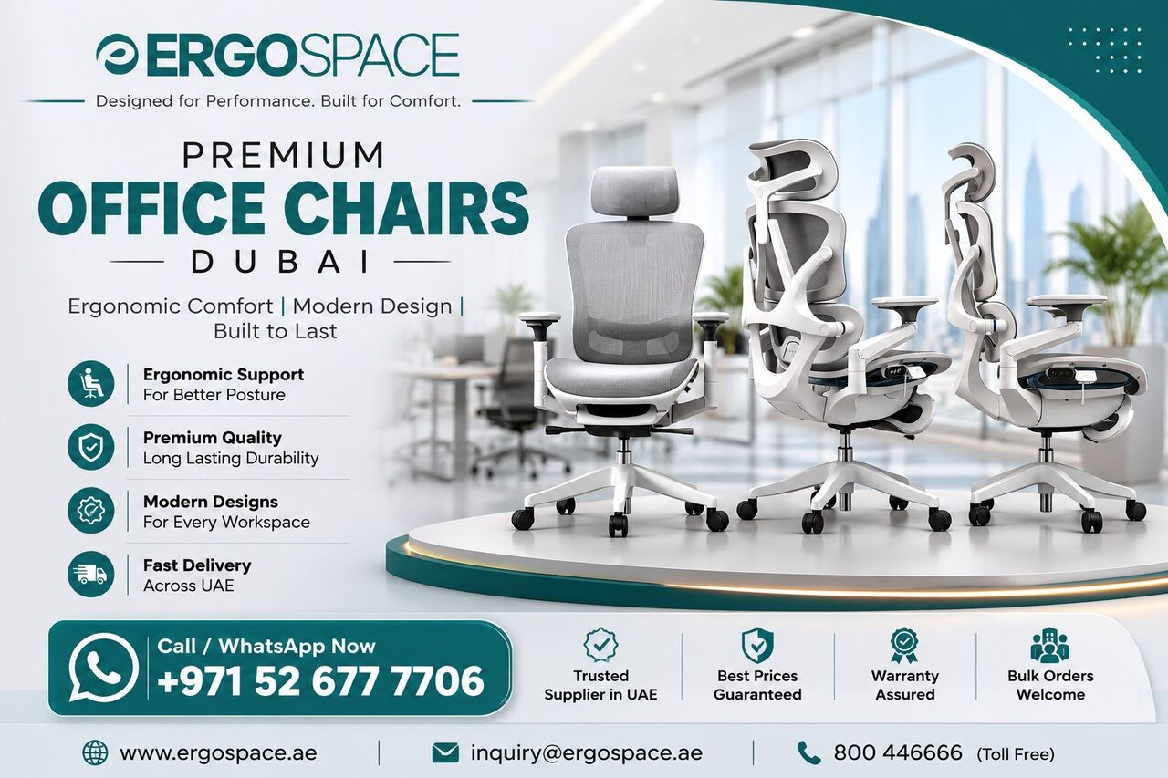 Dubai, Furniture, AED 5000,  Buy Office Chairs Dubai | Best Ergonomic Office Chairs Supplier In UAE