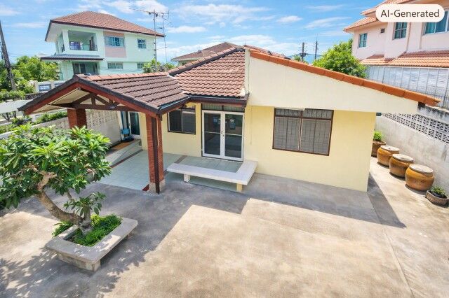 Bangkok, Villas, THB 10998,  54 Sq. Feet,  One-story Detached House, 3 Bedrooms, 2 Bathrooms, 54 Sq M. Nawamin 93-99   Near Foodland