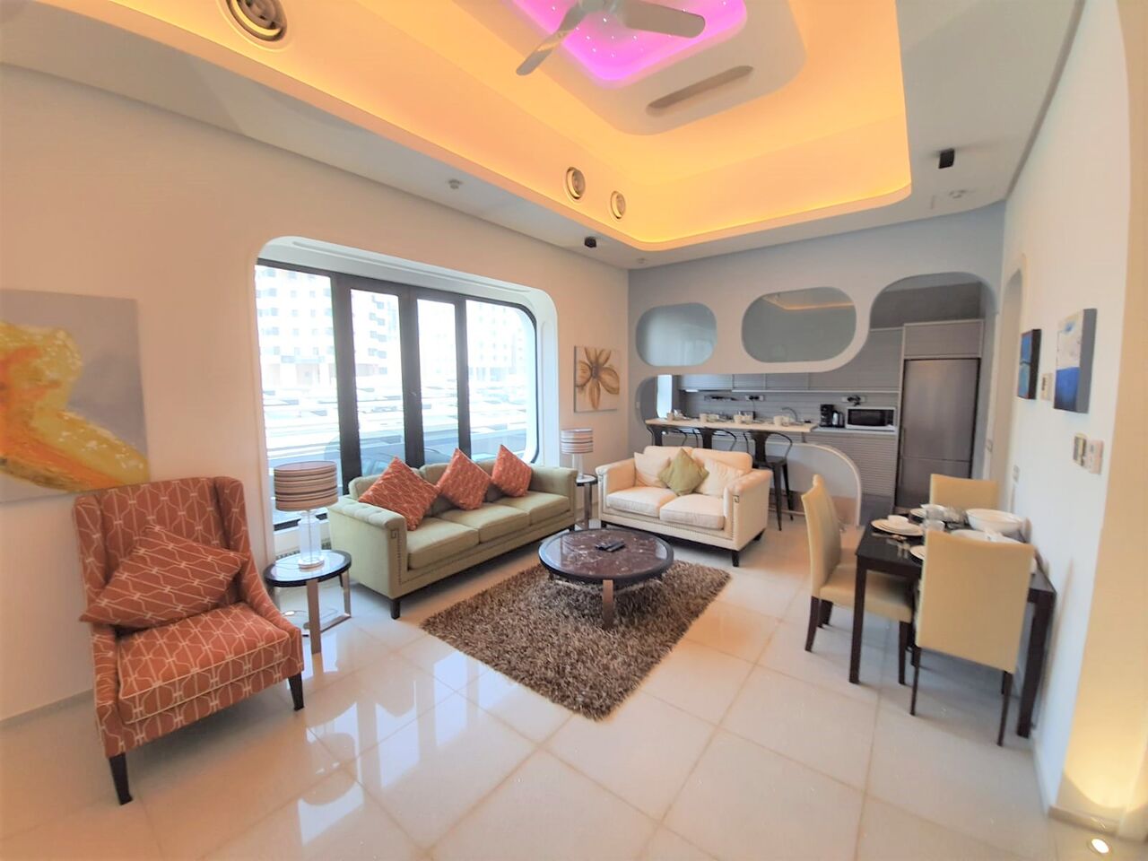 Salwa, Apartments, Flats, Houses & Villas, KWD 750/month,  3 BR,  180 Sq. Meter,  New Modern And Chic Furnished 3-Bedroom Apartment
