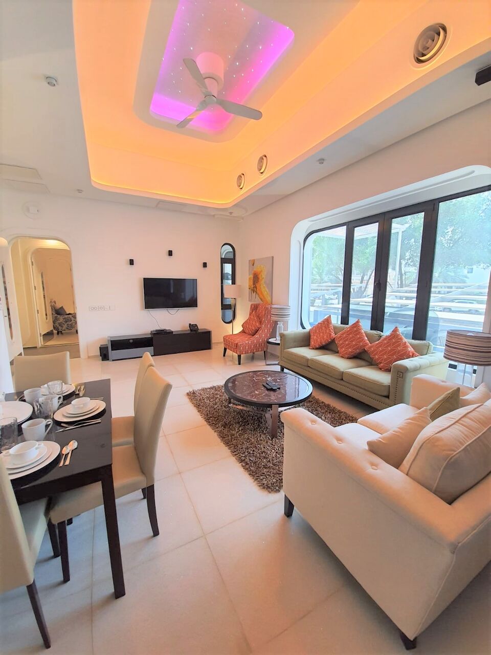 Salwa, Apartments, Flats, Houses & Villas, KWD 750/month,  3 BR,  180 Sq. Meter,  New Modern And Chic Furnished 3-Bedroom Apartment