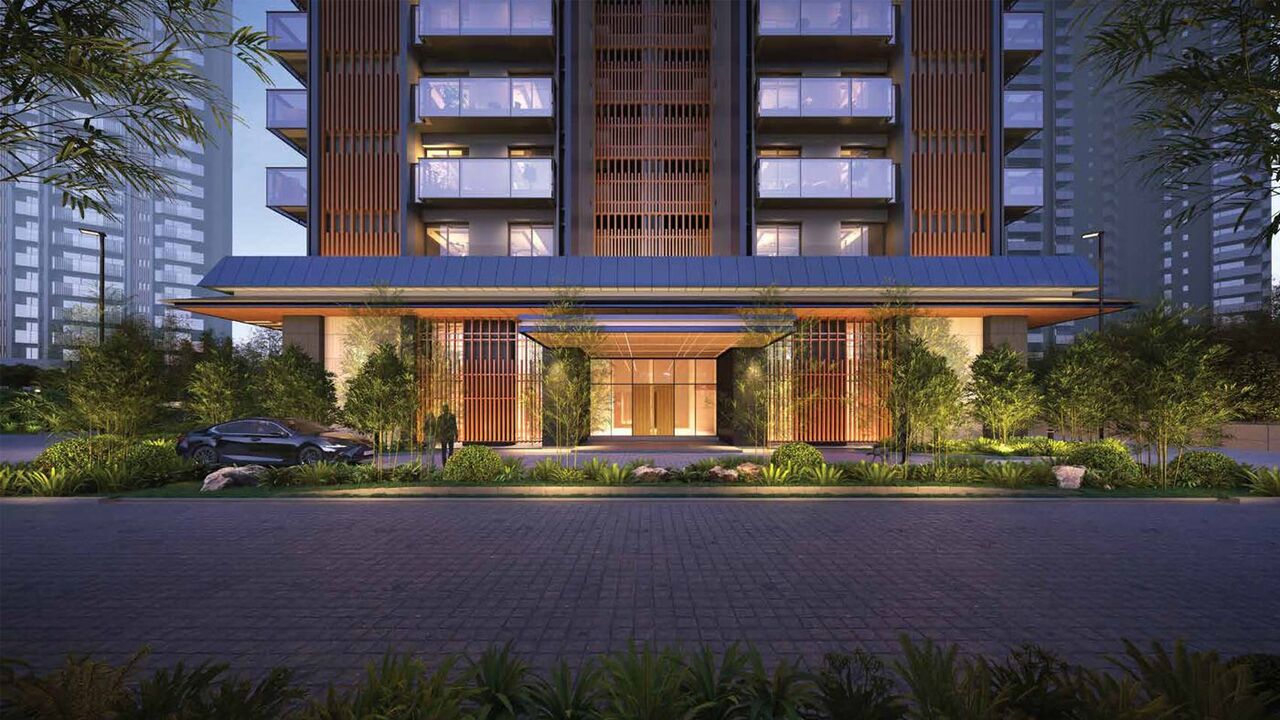 Gurgaon, Real Estate For Sale, INR 59100000,  3 BR,  2585 Sq. Feet,  Krisumi Waterside Residences &mdash; Where Japanese Precision Meets An Indian Skyline