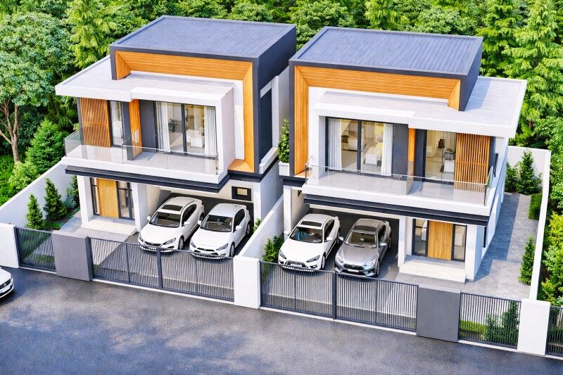 Bangkok, Villas, THB 79998,  53 Sq. Feet,  BTS Punnawithi 1.6 Km. Single House For Rent, Punnawithi 45-51, Modern, Luxurious, Newly