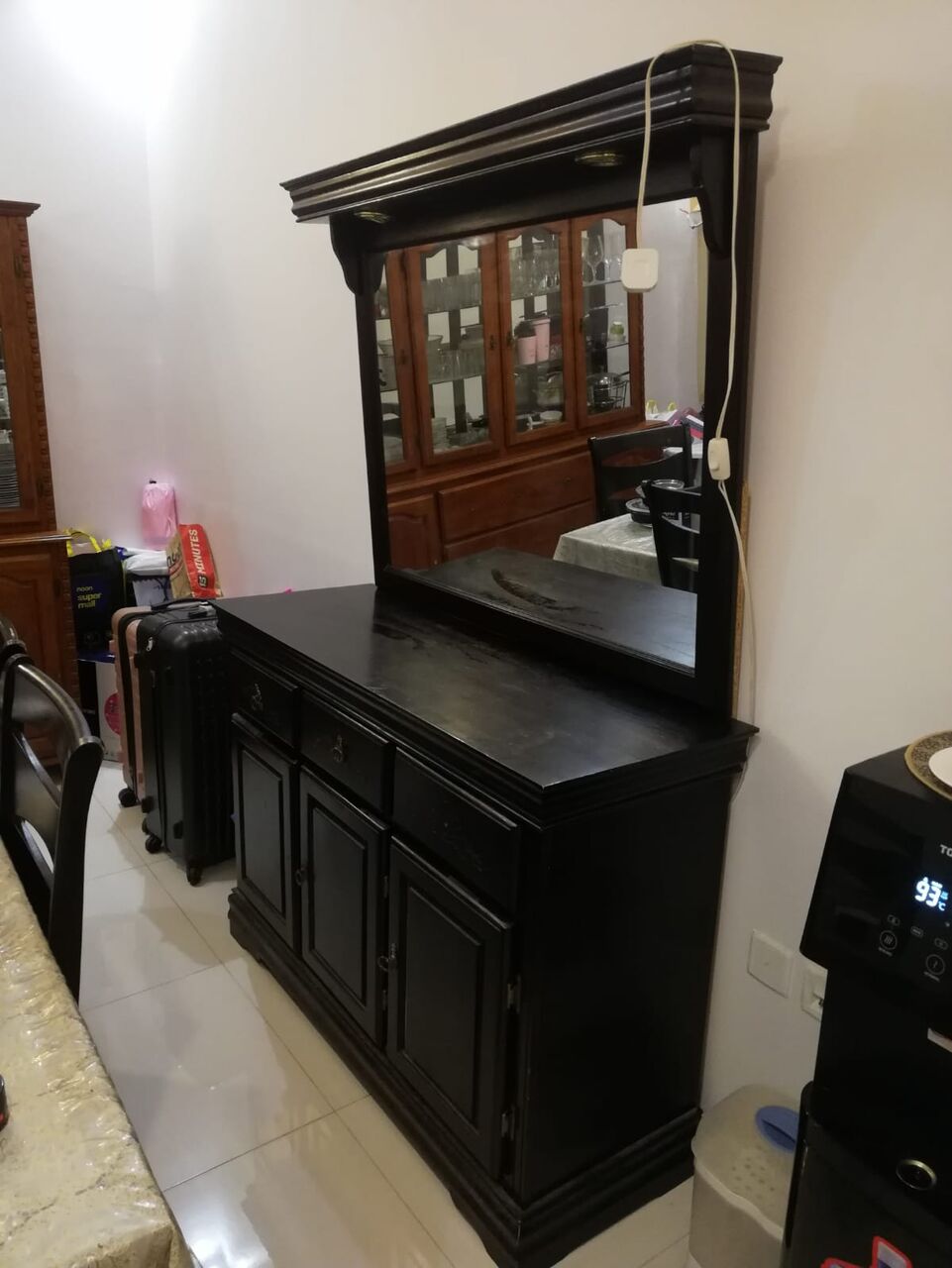 Al Yarmouk, Furniture, SAR 200,  Wooden Sideboard With Mirror - For Sale