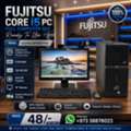 BHD 48,  Fujitsu Core I5 Computer Set 8GB RAM 120GB SSD 19" Monitor Win & Office Ready To Ues