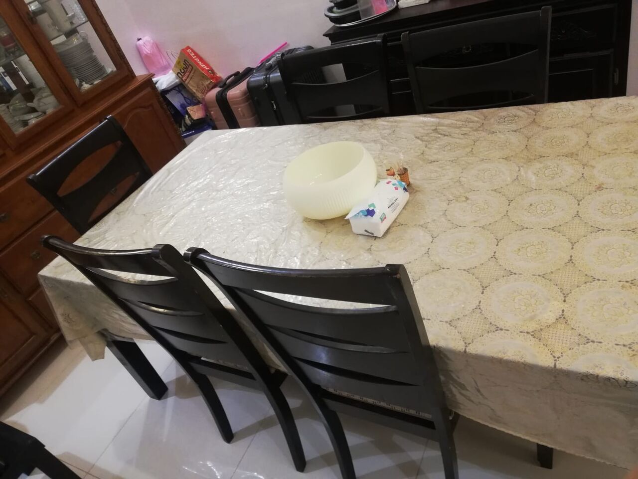 Al Yarmouk, Furniture, SAR 250,  Dining Table With 6 Chairs &ndash; For Sale