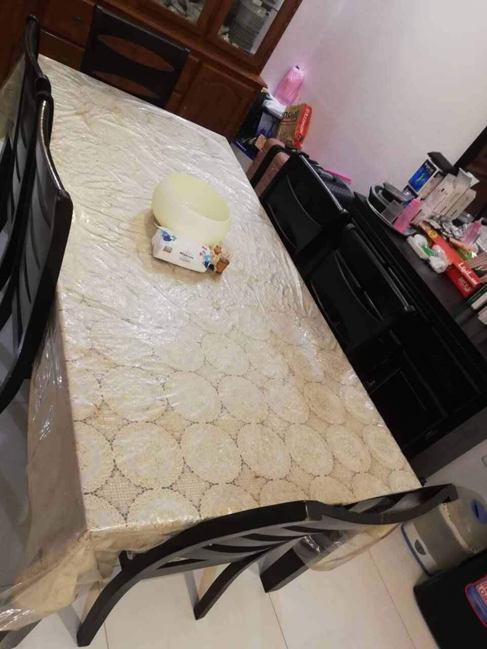 Al Yarmouk, Furniture, SAR 250,  Dining Table With 6 Chairs &ndash; For Sale