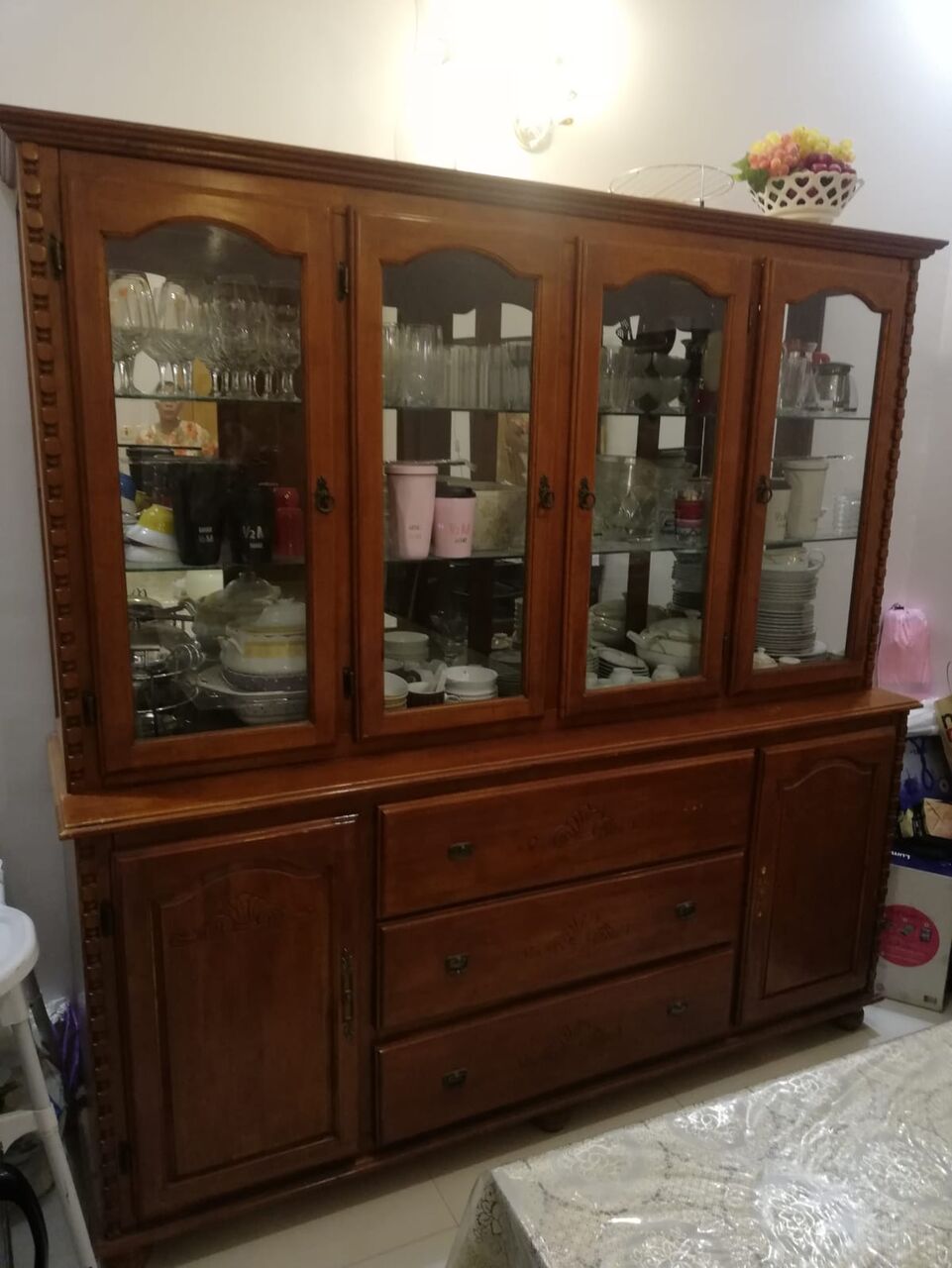 Al Yarmouk, Furniture, SAR 300,  Wooden Display Cabinet &ndash; For Sale