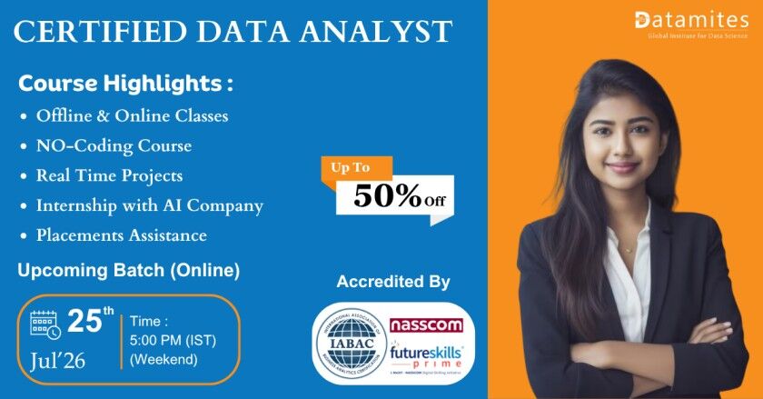 Kolkata, Lessons Offered, DataMites Best Data Analyst Course In Kolkata