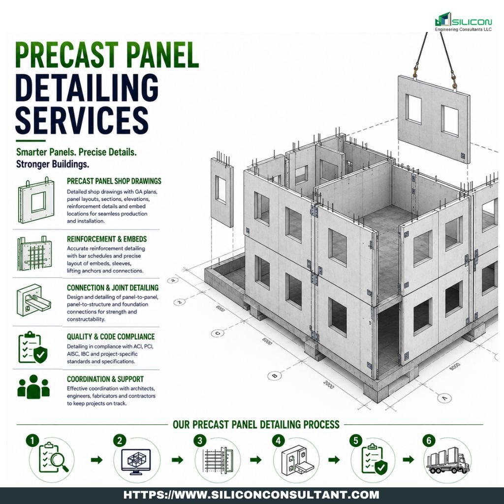 Chicago, Construction, Get The Best Precast Panel Detailing Services In Phoenix, USA