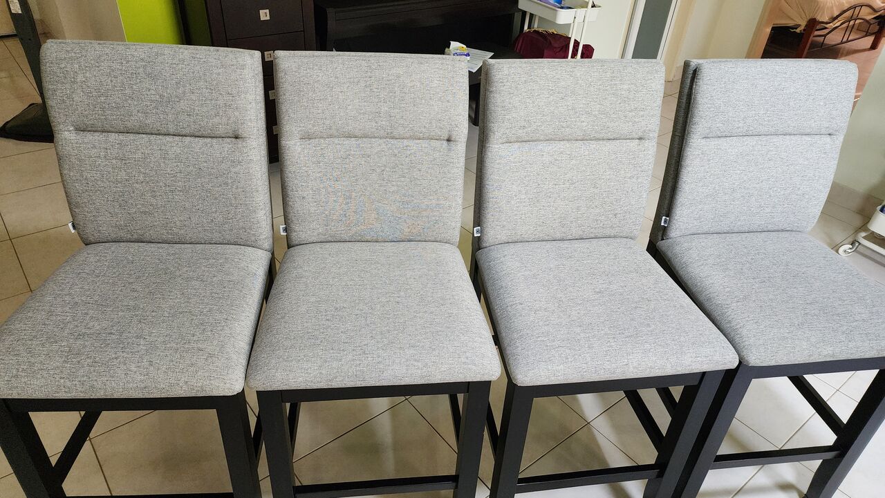 Mont Kiara, Furniture, MYR 1800,  Tsuno Solid Rubberwood Bar/Island Dining Set (Table, 4 Chairs, 1 Bench)