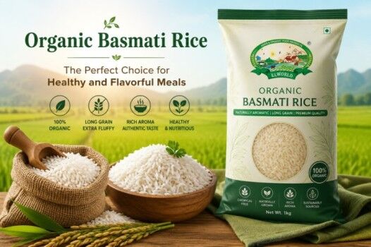 Mumbai, Materials, INR 293,  Buy Premium Organic Basmati Rice | Elworld Organic