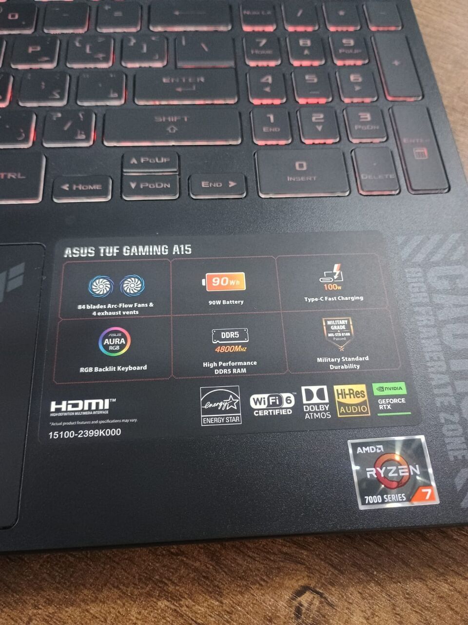 Al Balad, Computers, SAR 3899,  ASUS TUF A15 GAMING LAPTOP (3899 SAR ONLY)