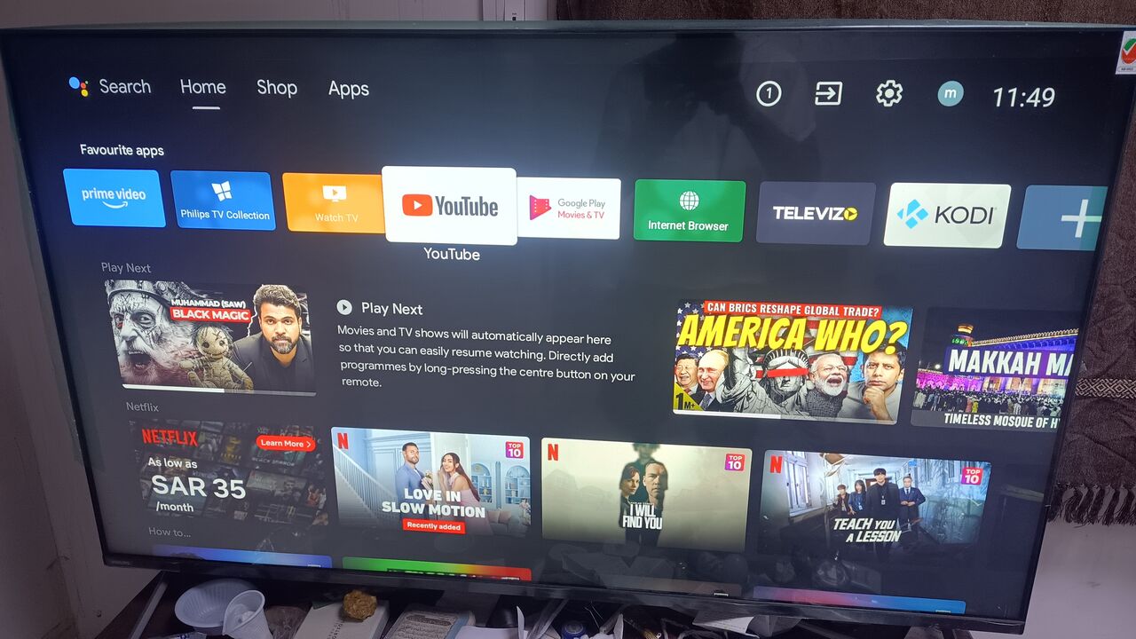 Madinah, Electronics, SAR 1800,  For Sale  - Philips 55-inch LED TV &ndash; Good Condition - Samsung Refrigerator &ndash; Good Conditio