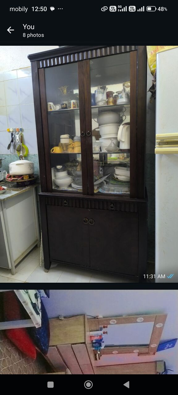 Riyadh, Household Items, Iron Stand And Led Table, Kitchen Cabinets