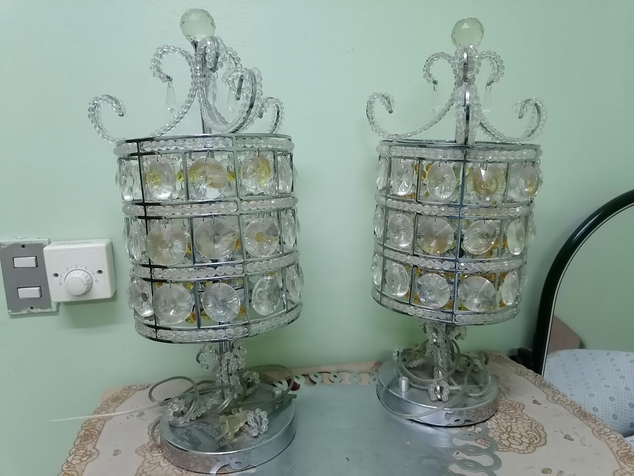 Al Thuqbah, Household Items, SAR 100,  Fancy Side Table Lamps (2 Nos)