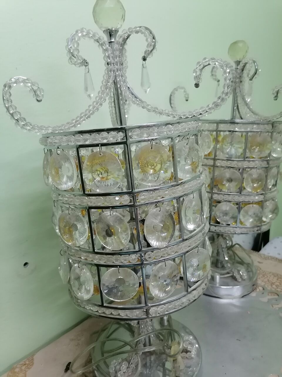 Al Thuqbah, Household Items, SAR 100,  Fancy Side Table Lamps (2 Nos)