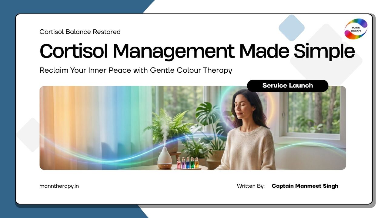 Mumbai, Health, Cortisol Management Made Simple: Reclaim Your Inner Peace With Gentle Colour Therapy