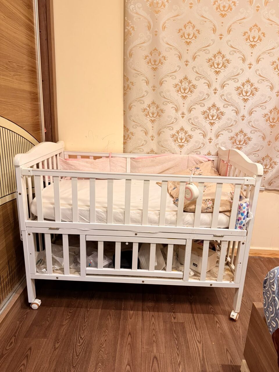 Mushrefah, Household Items, SAR 350,  Kids Bed With Baby Swing (Suitable For Kids Age 0 Till 6 Years Old)