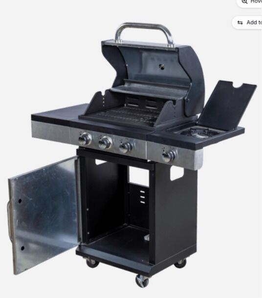 Riyadh, Household Items, SAR 995,  For Sale-Beloger 10.9KW Gas Grill With 3 Burners