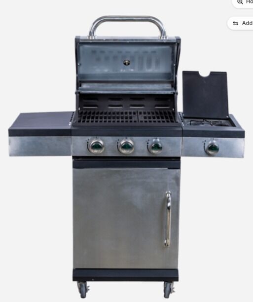 Riyadh, Household Items, SAR 995,  For Sale-Beloger 10.9KW Gas Grill With 3 Burners