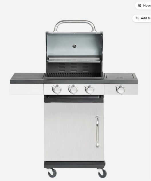 Riyadh, Household Items, SAR 995,  For Sale-Beloger 10.9KW Gas Grill With 3 Burners