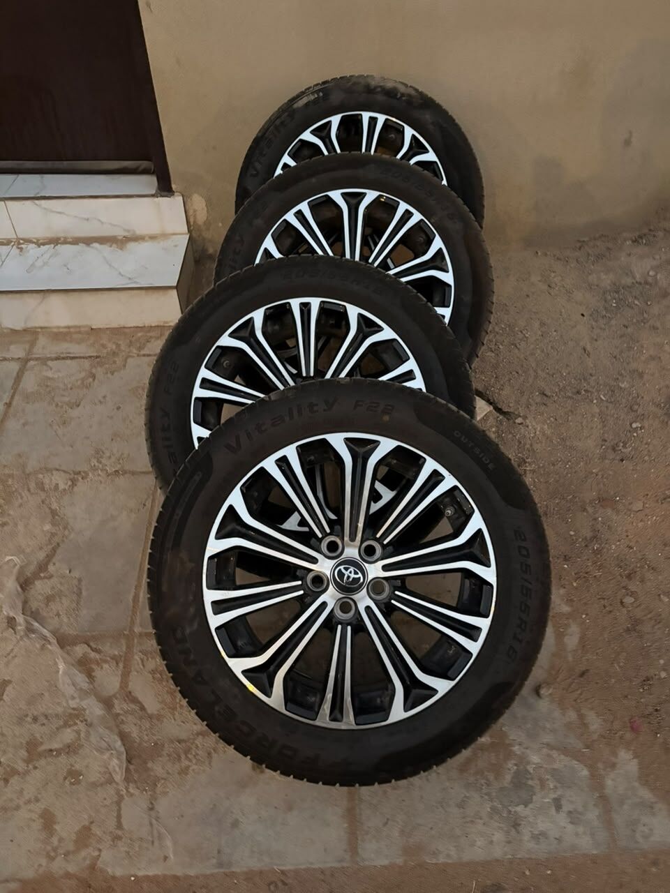 Riyadh, Auto Parts, SAR 1700,  Alloy Rims With Tires For Toyota Corolla