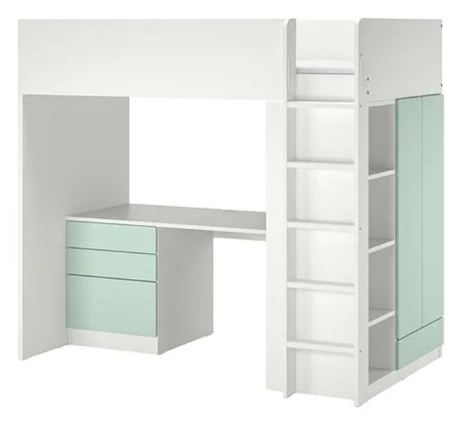 Al Narjis, Furniture, SAR 1990,  4 X IKEA Loft Beds In Four Different Colours