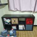 SAR 250,  IKEA Black Shelving Rack