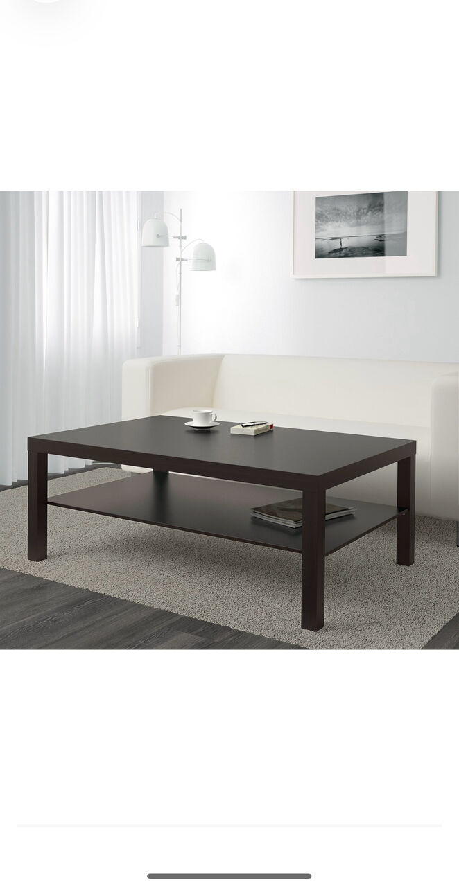 Riyadh, Furniture, SAR 120,  Large IKEA Center Table (LACK) In Black