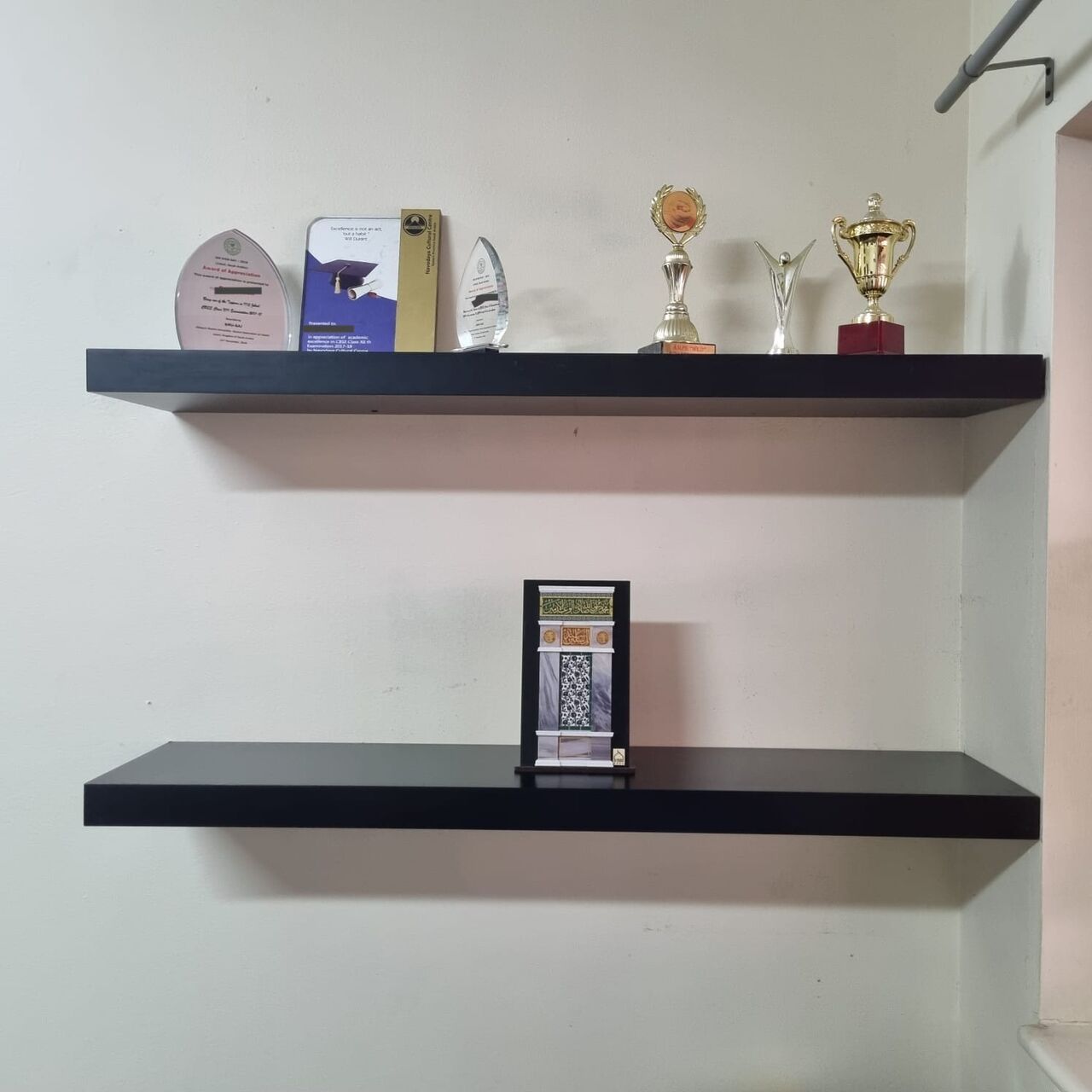 Jubail, Furniture, SAR 40,  IKEA Floating Shelves (Black, White)