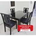 BHD 36,  ✅️ Heavy Duty Dining Table With 4 Chairs For Sale In Good Condition With Delivery