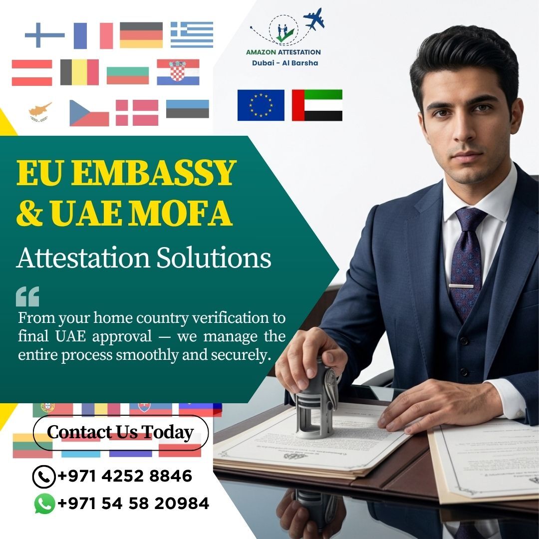 Dubai, Legal, Embassy, Consulate & MOFA Attestation Services In UAE