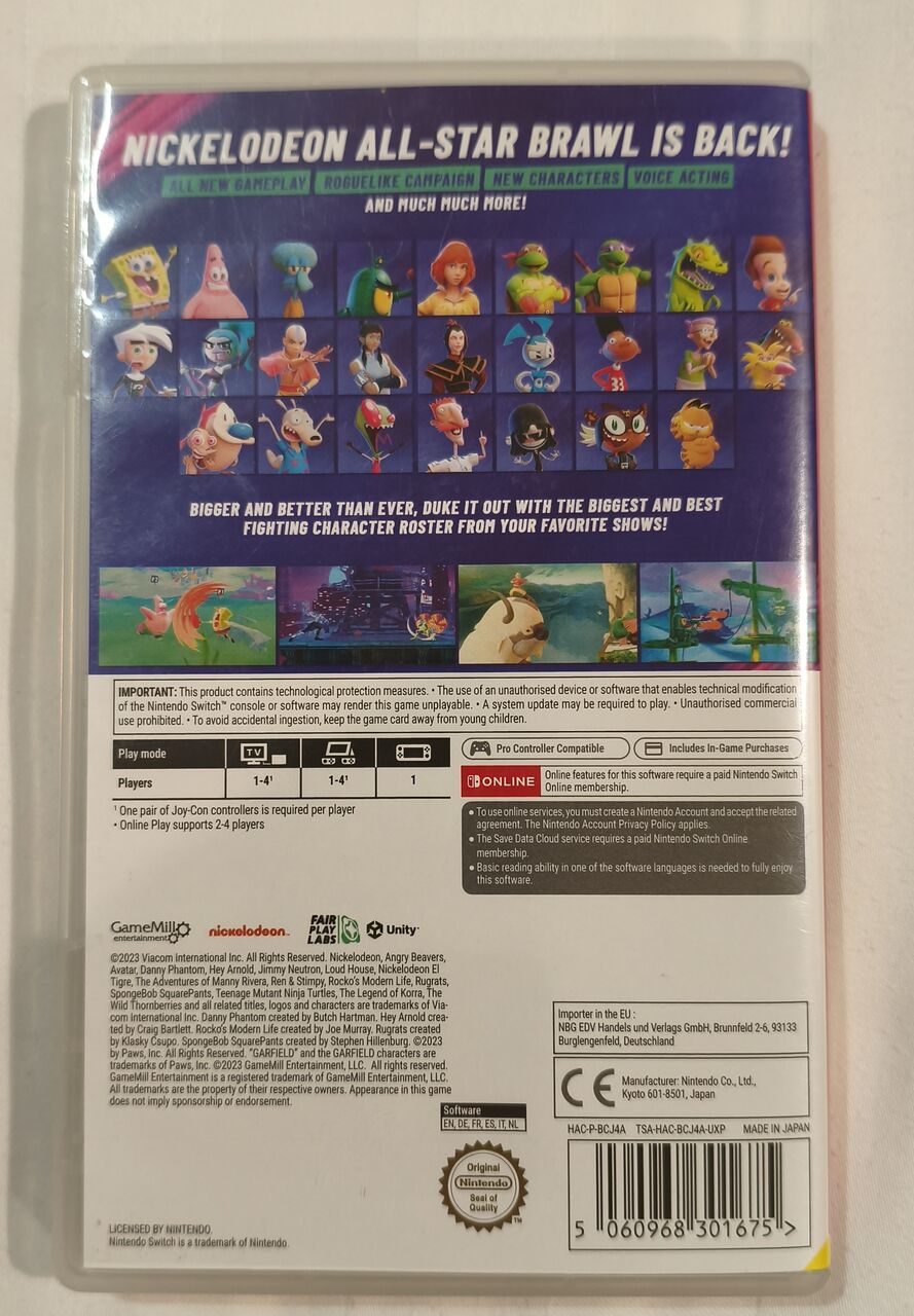 Khobar, Video Games, SAR 140,  Nickelodeon All Star Brawl 2 For Nintendo Switch
