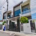 THB 50000,  35 Sq. Feet,  3-story House For Rent, 4 Bedrooms, Tanaphol Property Project, Bangna Km. 10, Near Mega
