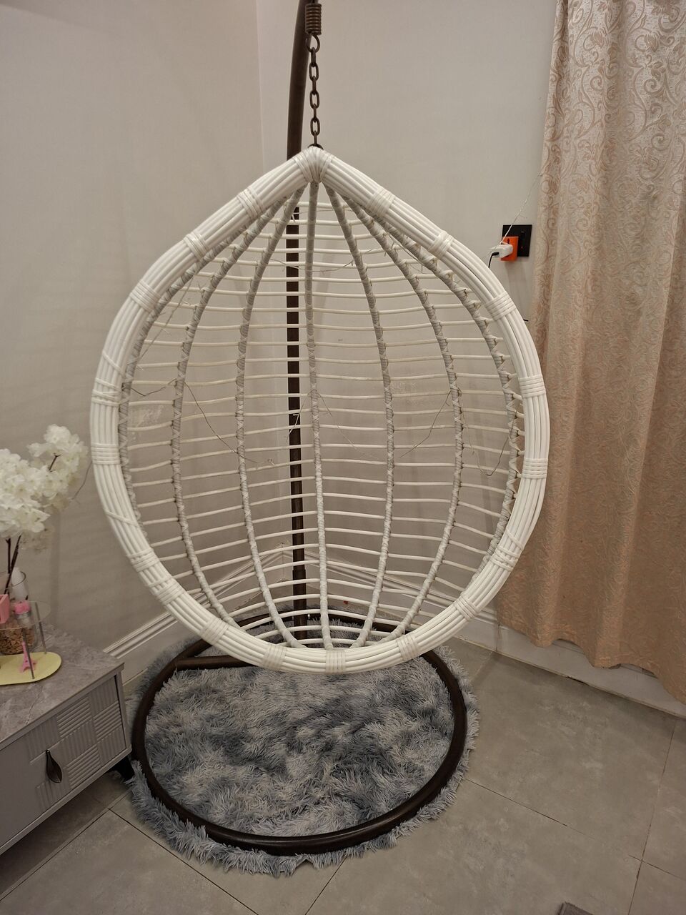 Al Suwaidi, Household Items, SAR 300,  Premium Rocking Swing Hanging Egg Chair With Metal Stand