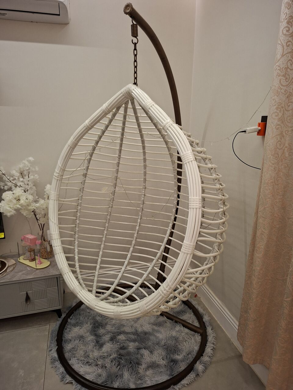 Al Suwaidi, Household Items, SAR 300,  Premium Rocking Swing Hanging Egg Chair With Metal Stand